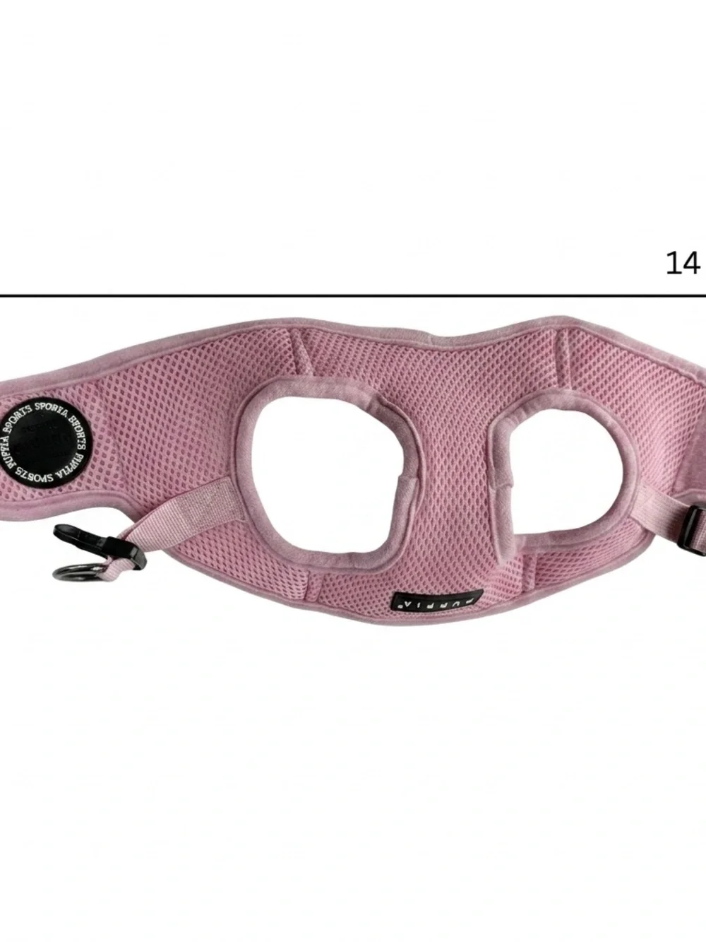 Puppia Pink Soft Vest Dog Harness Size M